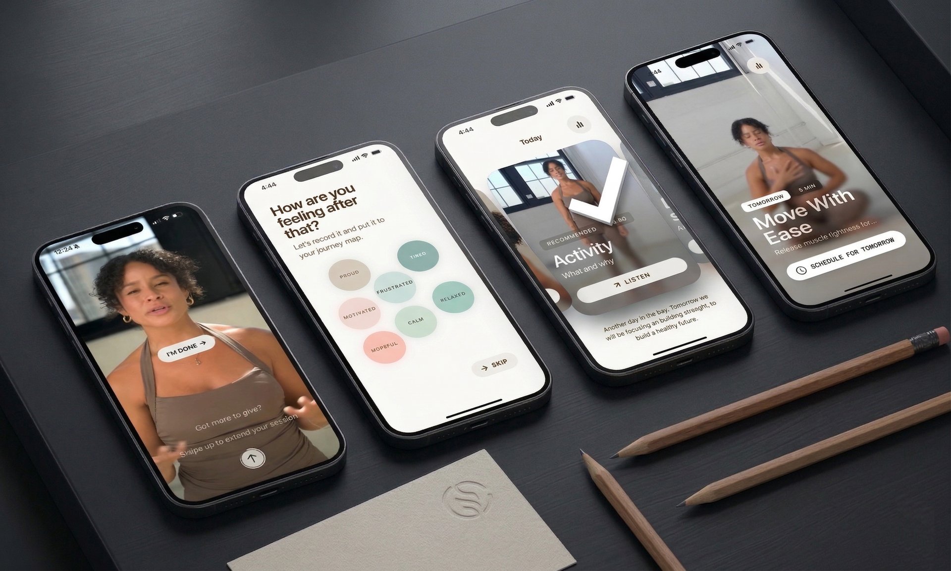 Welltech's Return AI app shown on four phones